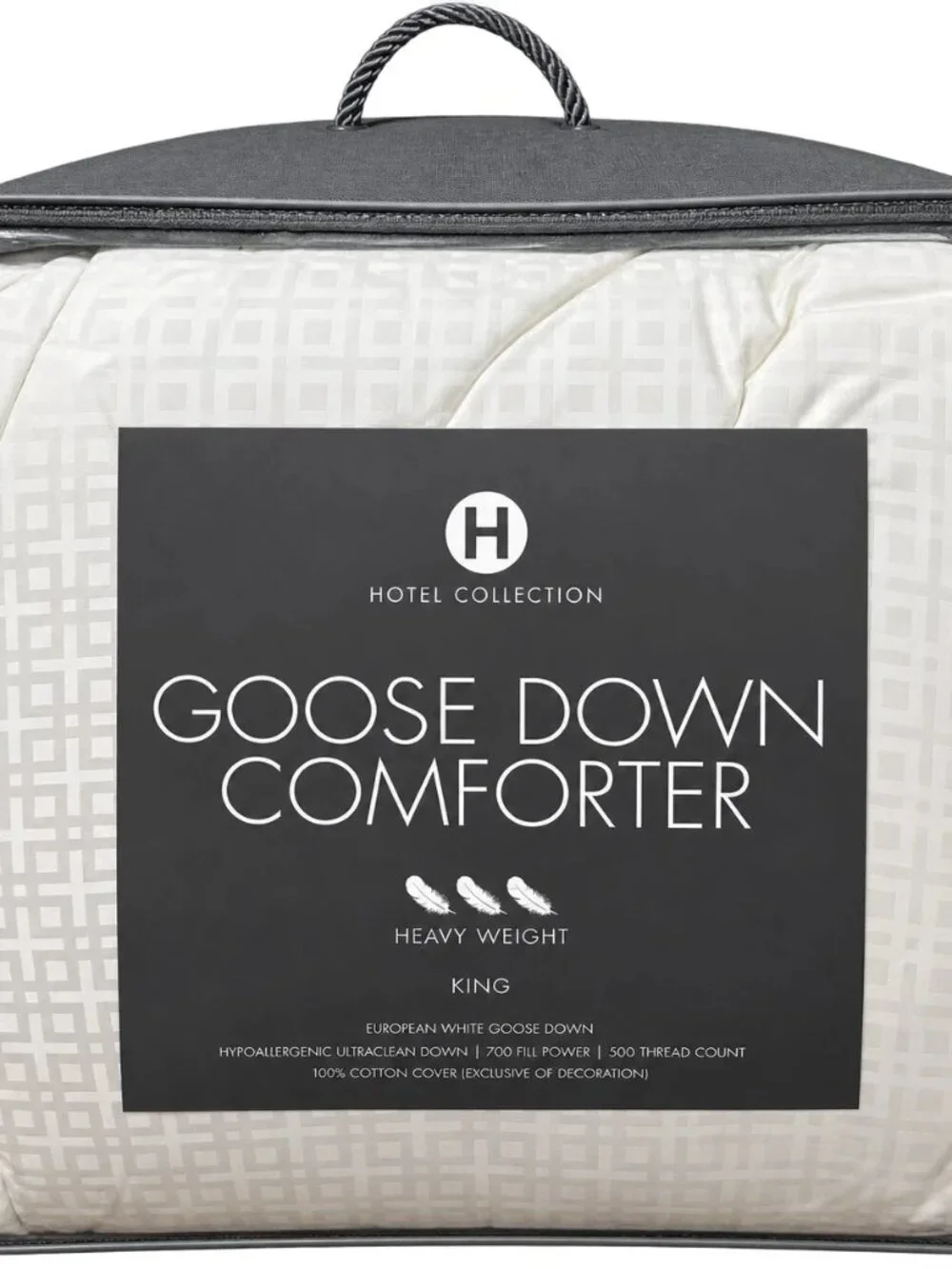 Hotel Collection White Goose Down Comforter King Heavyweight 700Fill Power $1300
